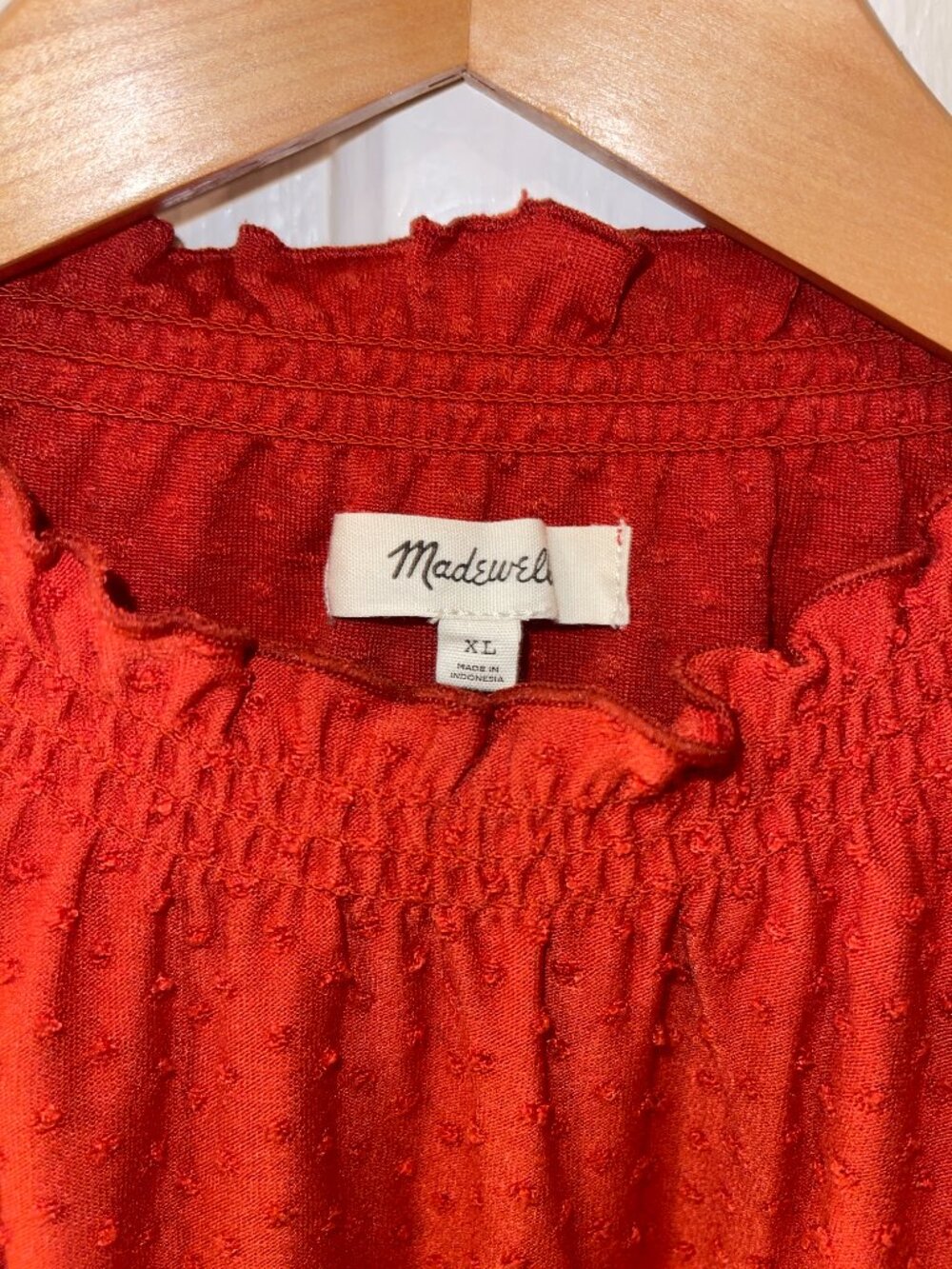 Madewell Ruffle Neck Blouse - Picture 3 of 6